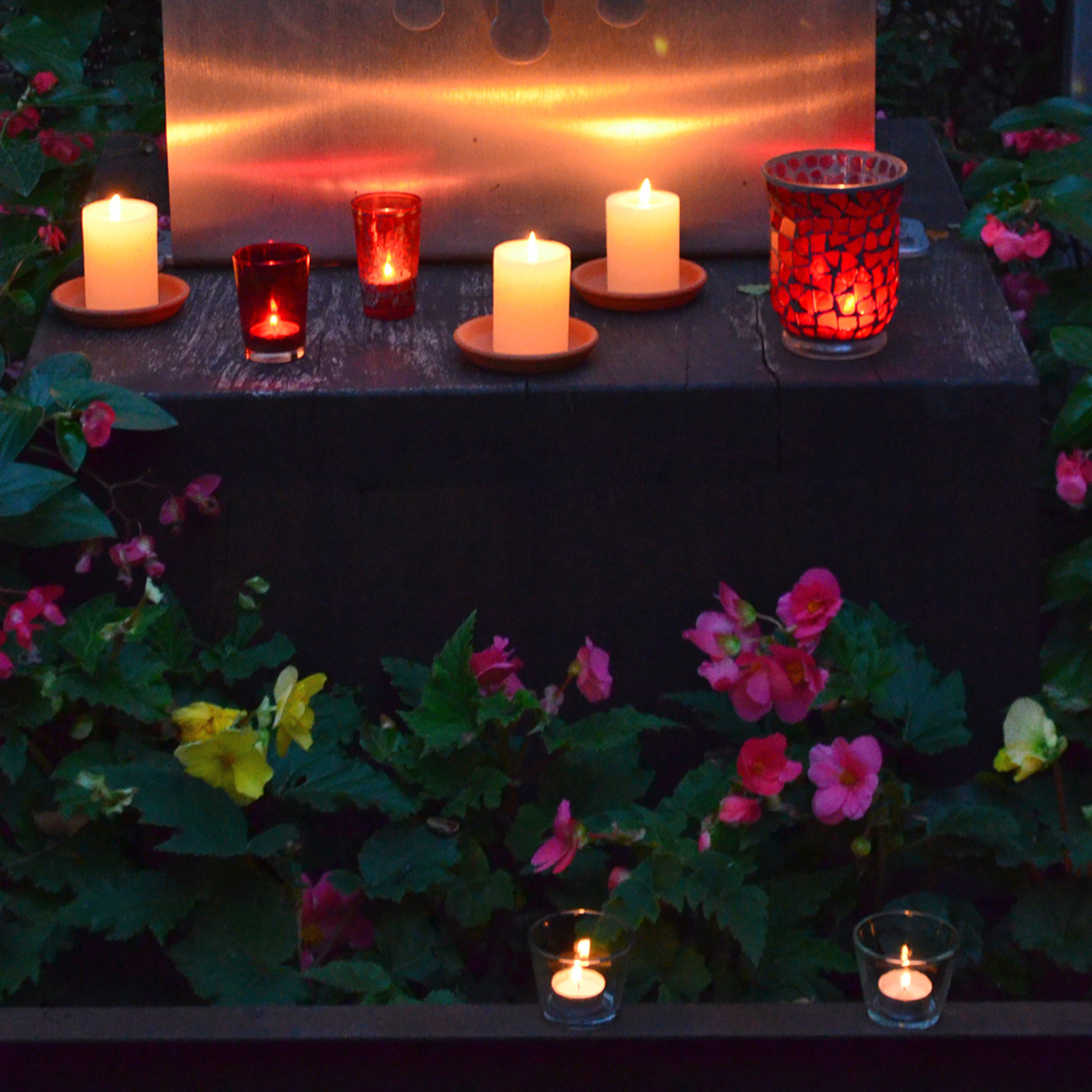2018-08-17-GlaubensGarten-Abendlichter-1-Quad Texte, Gebete und Meditationen zum Thema Licht Spirituelle Abend-Lichter im GlaubensGarten