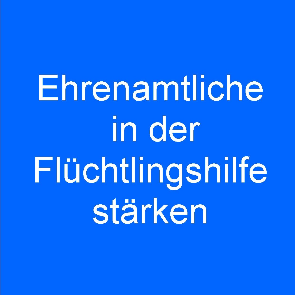 Ehrenamtliche in der Flüchtlingshilfe stärken Cropped Fortbildung der evangelischen Erwachsenenbildung Ehrenamtliche in der Flüchtlingshilfe stärken