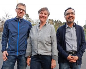 Das neue Sprecherteam des Forums der Religionen: (v.l.) Thomas Kemper, Antje Lütkemeier und Ahmed Alhajraui. FOTO: FdR