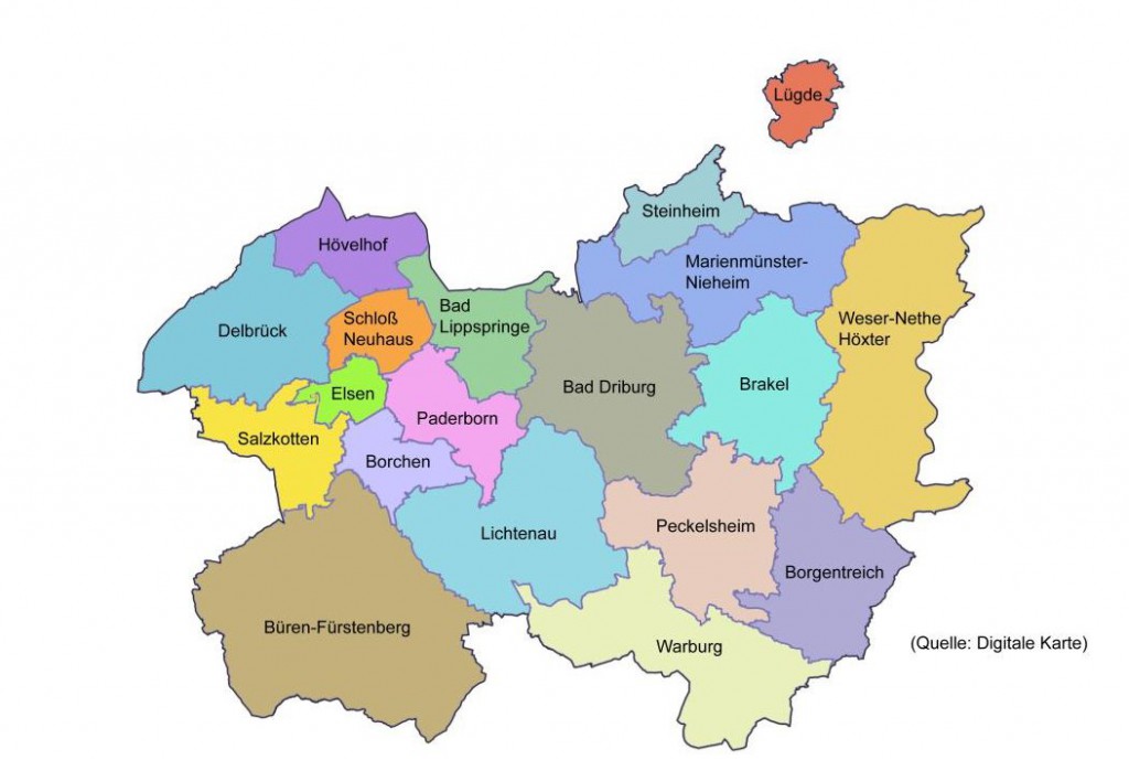 Übersichtskarte - Evangelischer Kirchenkreis Paderborn