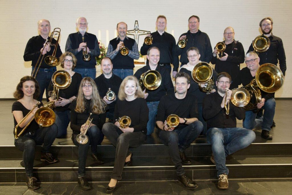 Posaunenchor der Evangelischen Kirchengemeinde Schloß Neuhaus. Foto: Posaunenchor