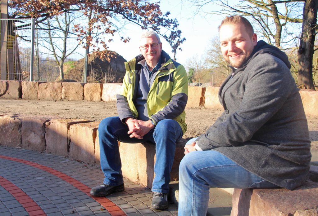 Die Organisationsleiter Reinhard Großkopf (l.) und Pfarrer Tim Wendorff.Foto: Burkhard Battran 