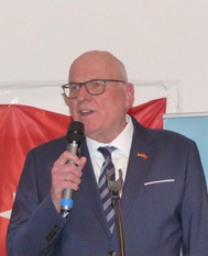 Wolfgang Weigel, Vorsitzender der Deutsch-Türkischen Gesellschaft Paderborn, ruft zu Spenden für die Opfer des Erdbebens in der Türkei auf. Foto: Privat