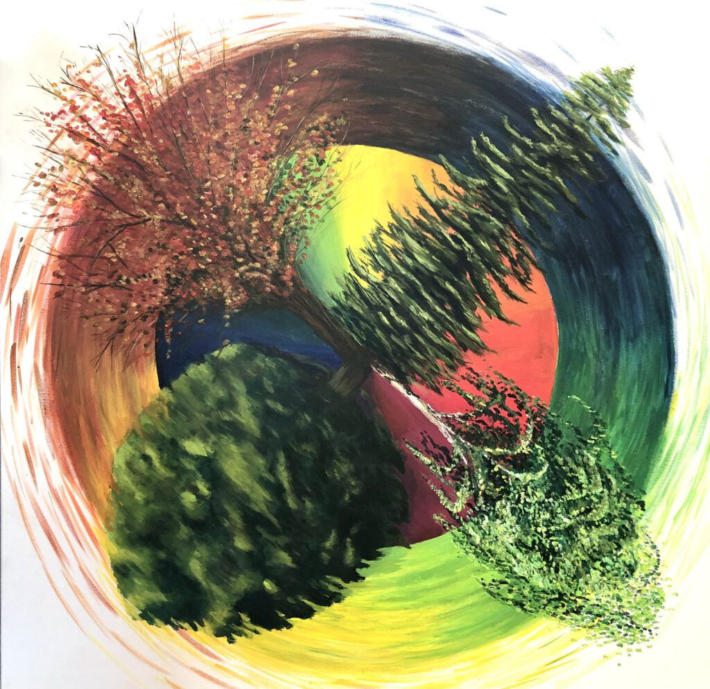 Baumbild, Wiebke de Jong Posthumus.Foto: Freistil-Kunst-Team