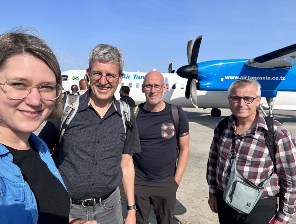 Von Dar es Salaam ging es mit dem Flugzeug weiter nach Bukoba.Foto: Tansania-Delegation 