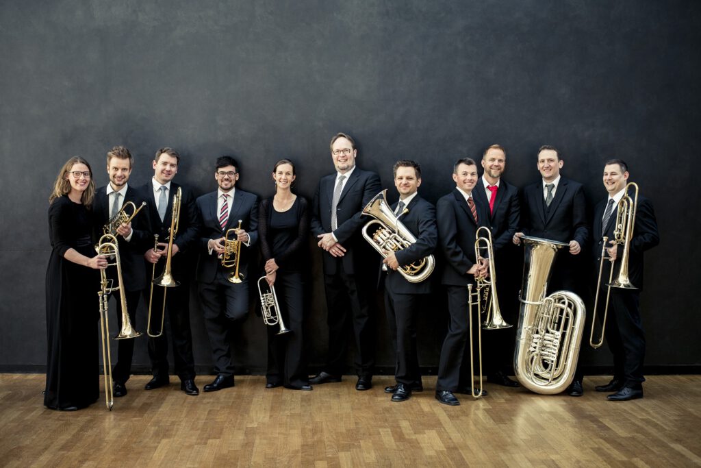 Das Ensemble „Genesis Brass“ spielt in Bad Lippspringe. Foto: Veranstalter 